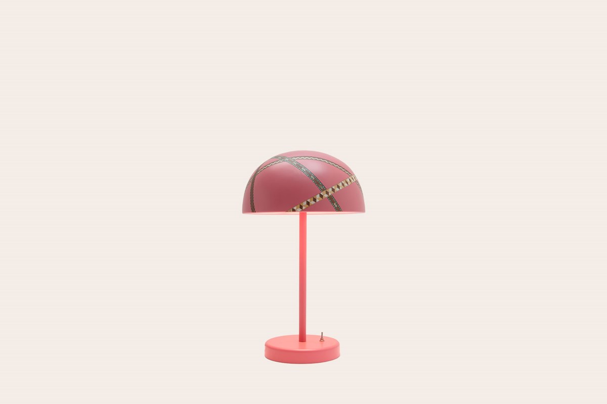 MARQUETRYMANIA TABLE LAMP Pink